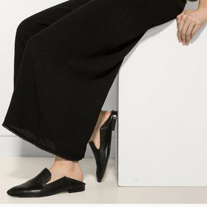 Massimo Dutti Black Babouche